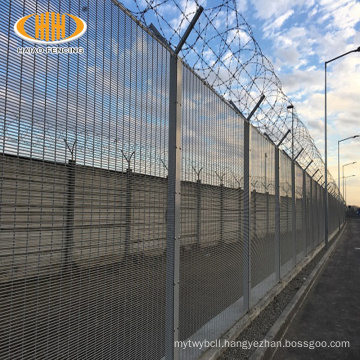 High safety powder coated 358 anti climb fence